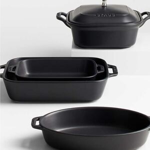 Staub Ceramics 5-PC Bakeware Collection- Matte Black